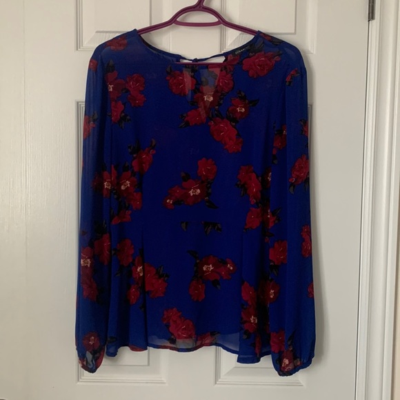 Floral Peplum Blouse - Picture 1 of 7